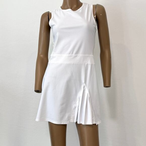 Women's White Sleeveless Shorts - Picture 8 of 8